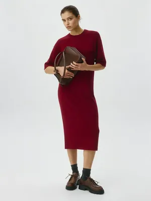 Платье миди из трикотажа, арт. 6193