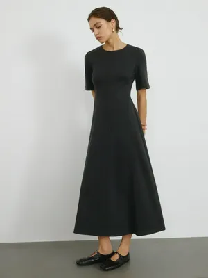 Платье макси с широкими рукавами, арт. 6201