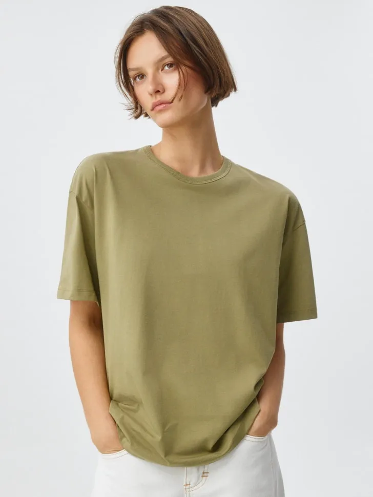 Футболка MIRA OVERSIZE FIT, хаки, арт. 6202