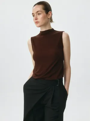 Топ с высоким горлом, арт. 6204