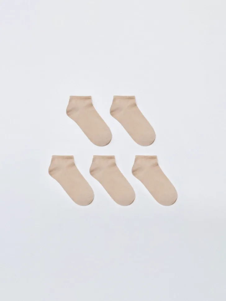 Набор из 5 пар носков, бежевый, арт. 6206