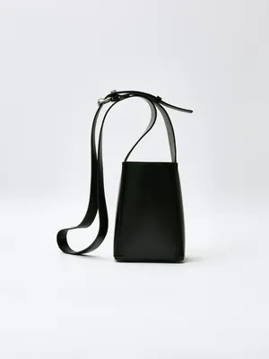 Сумка из экокожи, черный, арт. 6214