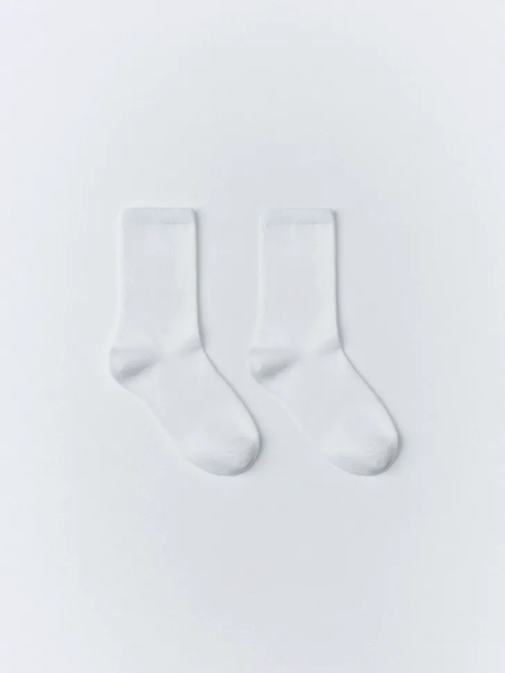 Высокие носки, белый, арт. 6237