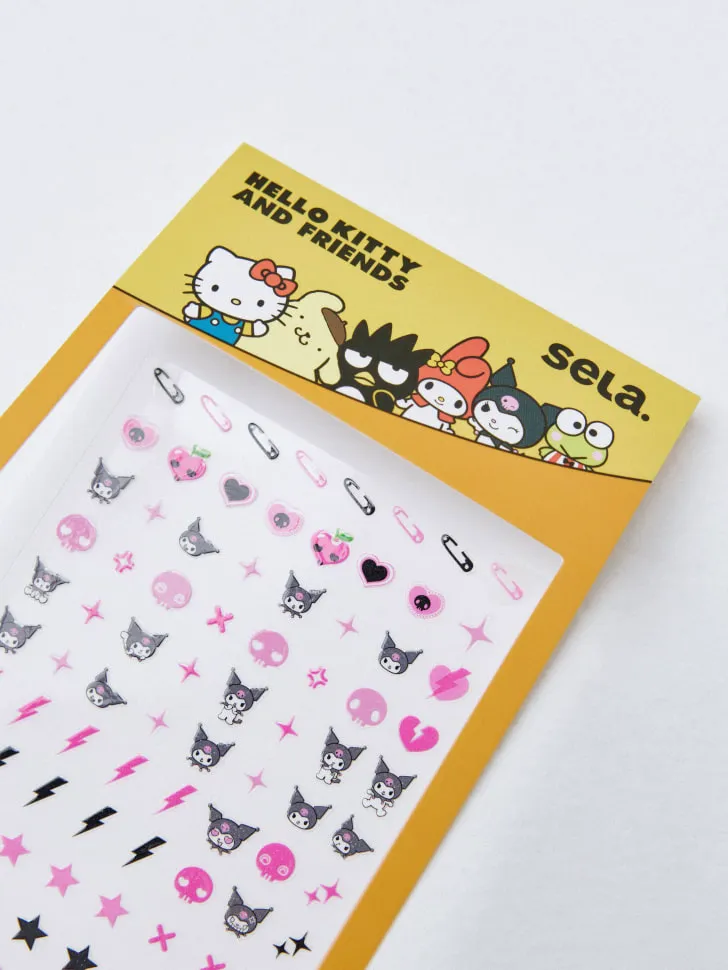 Набор наклеек для ногтей Kuromi детский, разноцветный, арт. 6267