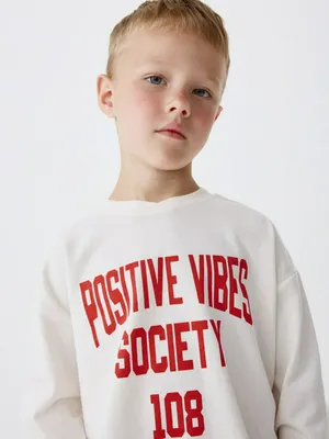 Лонгслив оверсайз с принтом детский, арт. 6271