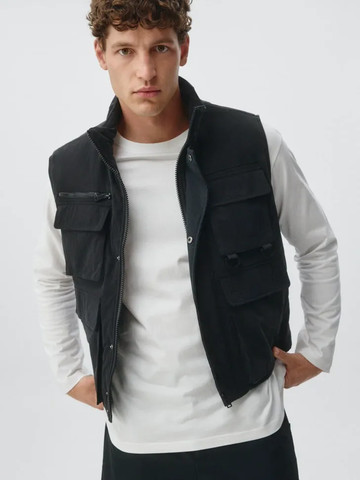 Утилитарный жилет, черный, арт. 6294