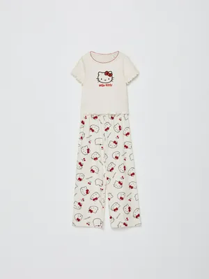 Пижама с принтом для девочек, арт. 6299