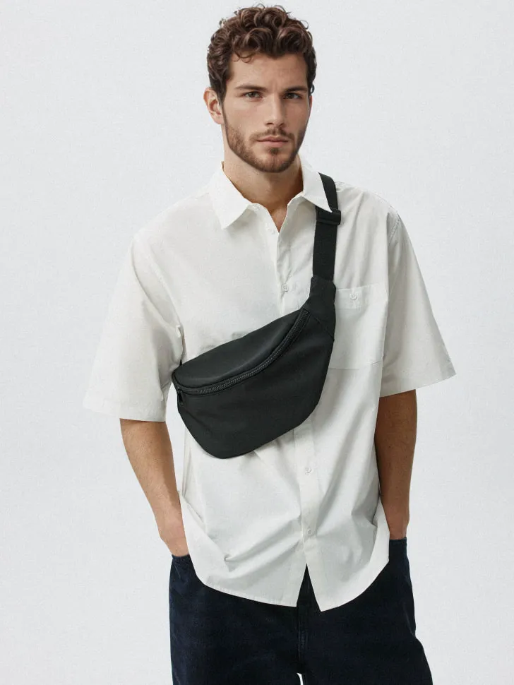 Черная сумка кросс-боди, черный, арт. 6305