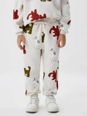 Джоггеры с принтом детские, разноцветный, арт. 6327