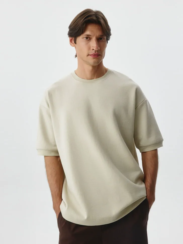 Футболка OVERSIZE FIT, бежевый, арт. 6336