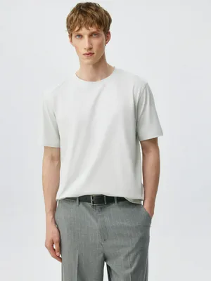 Футболка PETER REGULAR FIT базовая, серый, арт. 6348