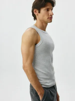 Базовая майка в рубчик, арт. 6380