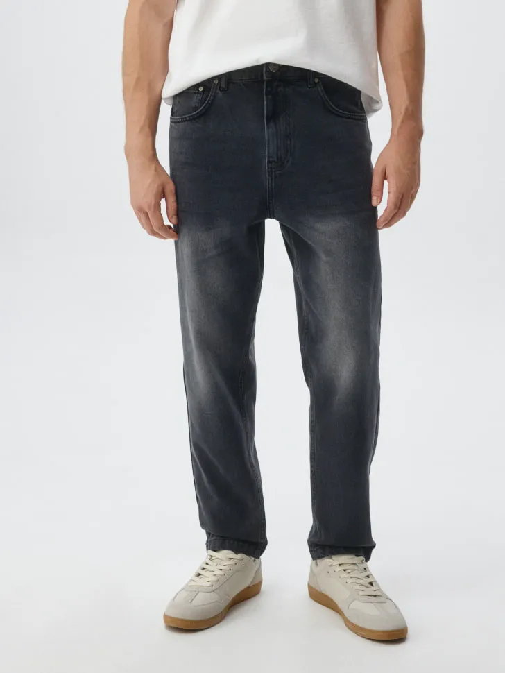 Джинсы LOOSE FIT со средней посадкой, серый, арт. 6412