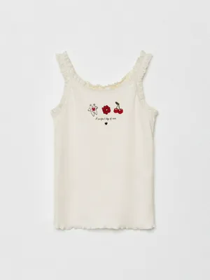 Топ с принтом для девочек, арт. 6431