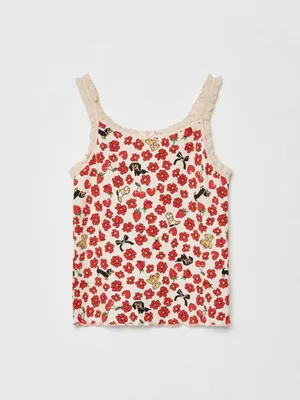 Майка с принтом для девочек, арт. 6432