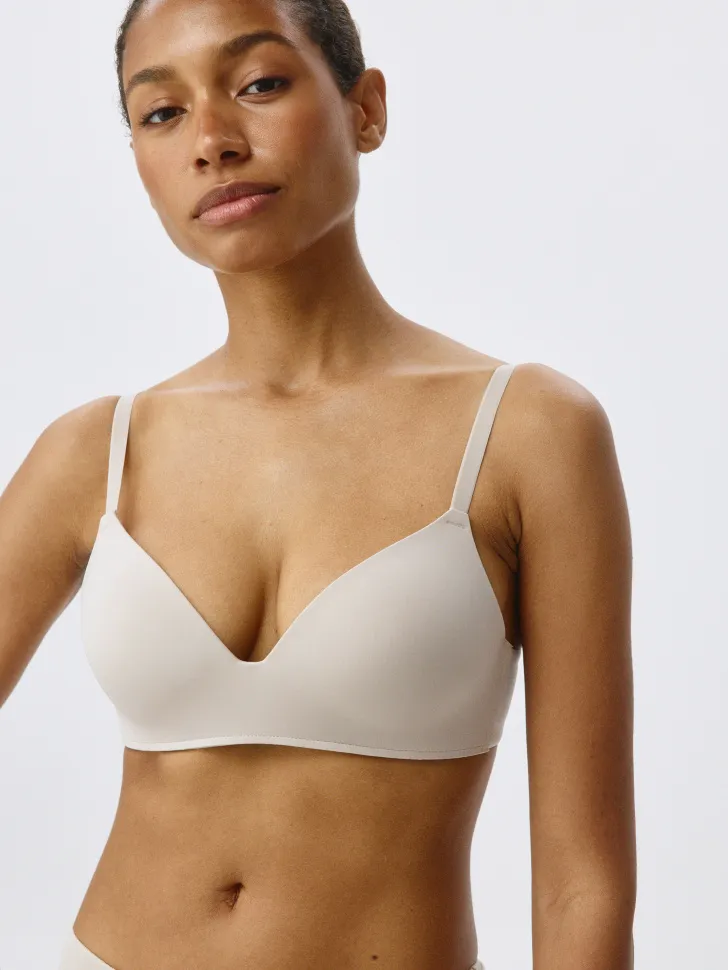 Бюстгальтер без косточек, бежевый, арт. 6452