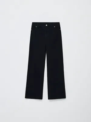 Джинсы WIDE LEG с увеличенной полнотой для девочек, синий, арт. 6487