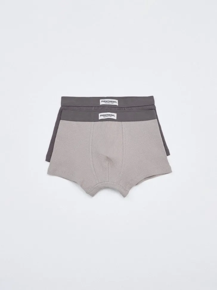 Набор из 2 трусов-боксеров для мальчиков, разноцветный, арт. 6495