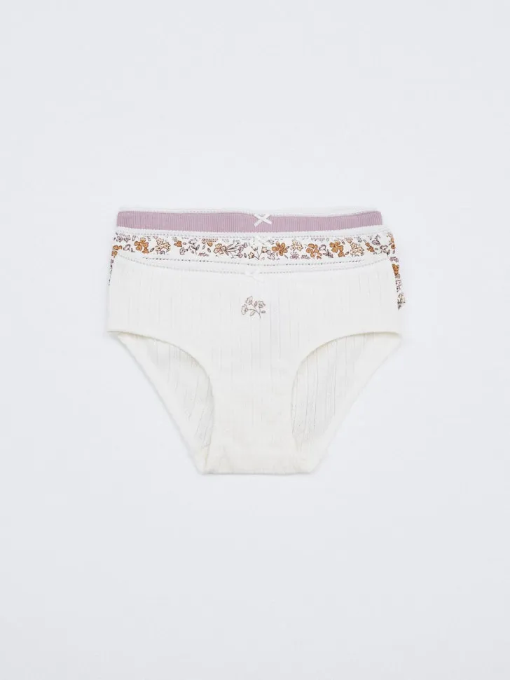 Набор из 3 трусов-слипов для девочек, разноцветный, арт. 6497