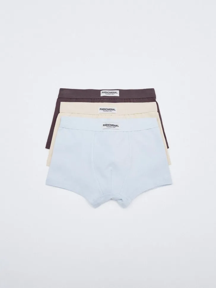 Набор из 3 трусов-боксеров для мальчиков, разноцветный, арт. 6498