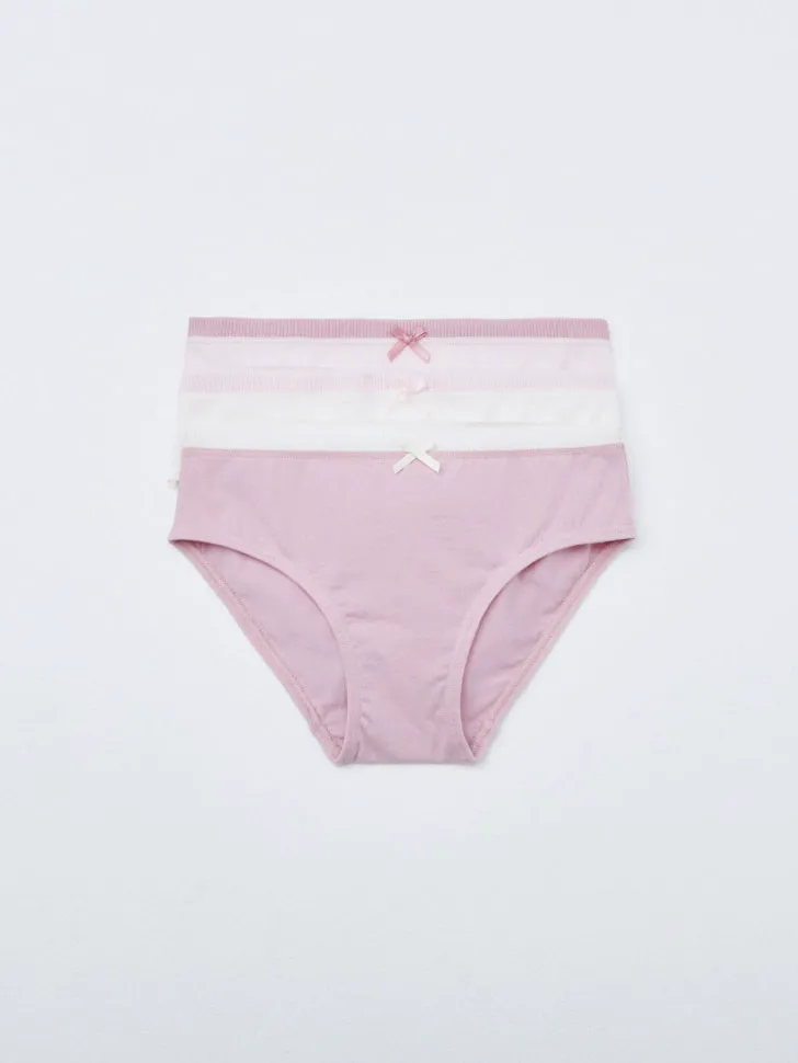 Набор из 3 трусов-слипов для девочек, разноцветный, арт. 6515