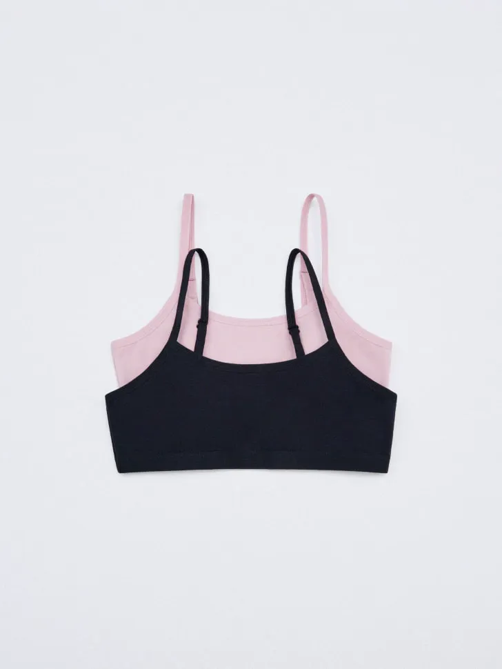 Набор топов для девочек, 2 шт., разноцветный, арт. 6522