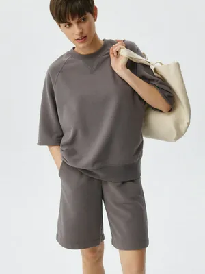 Футболка оверсайз из футера, арт. 6526