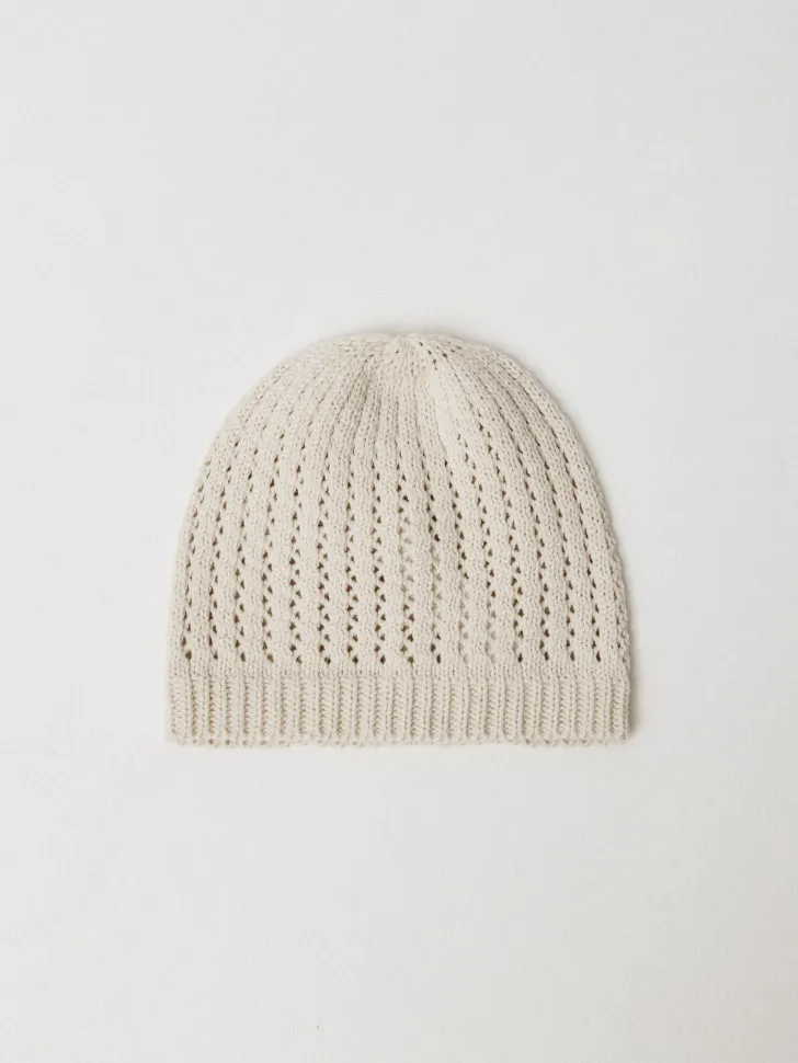 Вязаная шапка для малышей, бежевый, арт. 6559