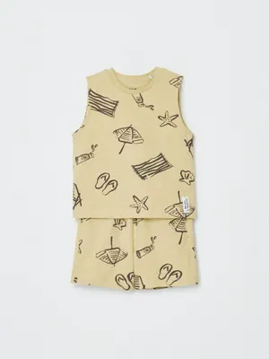 Комплект из майки и шорт для малышей, арт. 6578