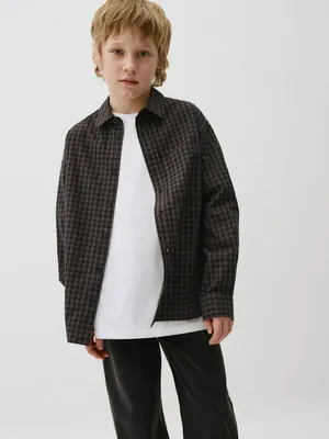 Рубашка в клетку для мальчиков, арт. 6585
