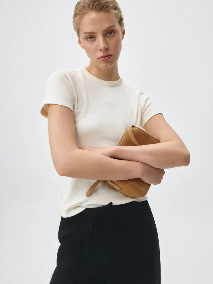 Футболка KIRA SLIM FIT, бежевый, арт. 6586