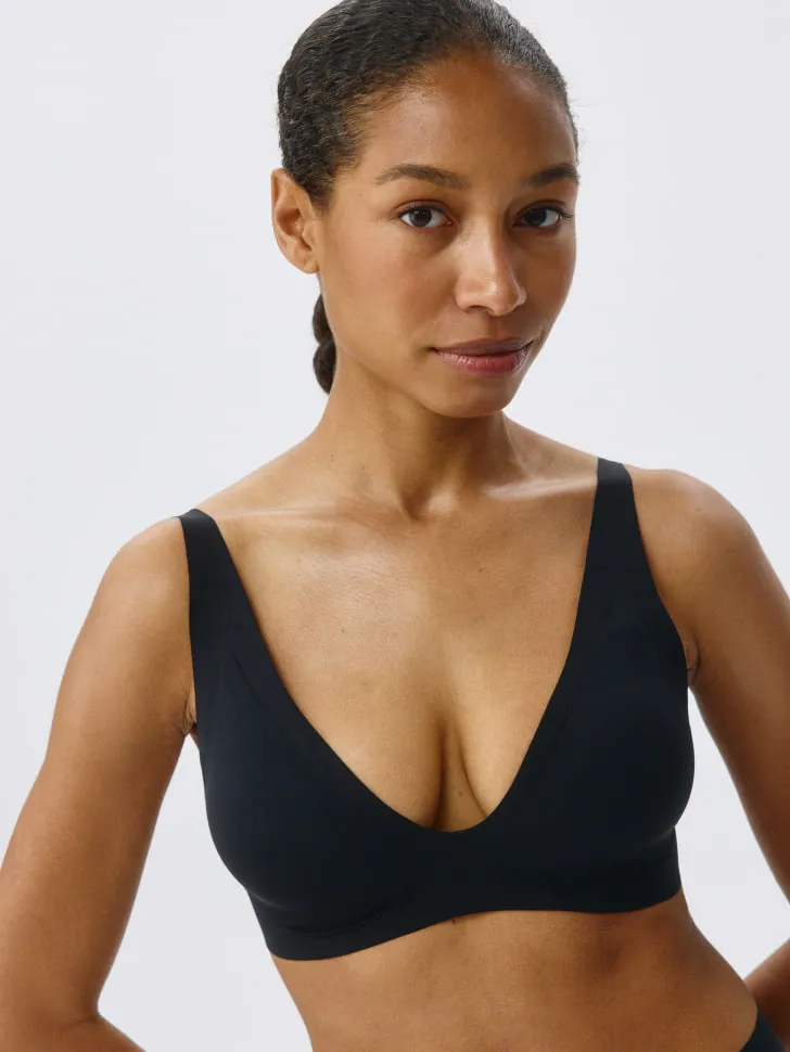 Базовый бесшовный бюстгальтер, черный, арт. 6588