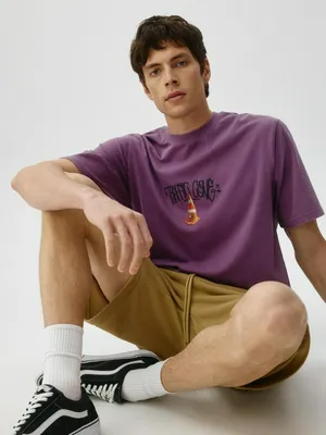 Футболка OVERSIZE FIT с принтом, арт. 6635