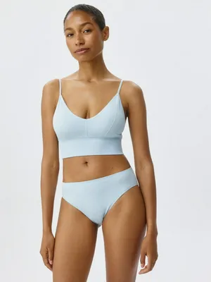 Бюстгальтер-топ, голубой, арт. 6669