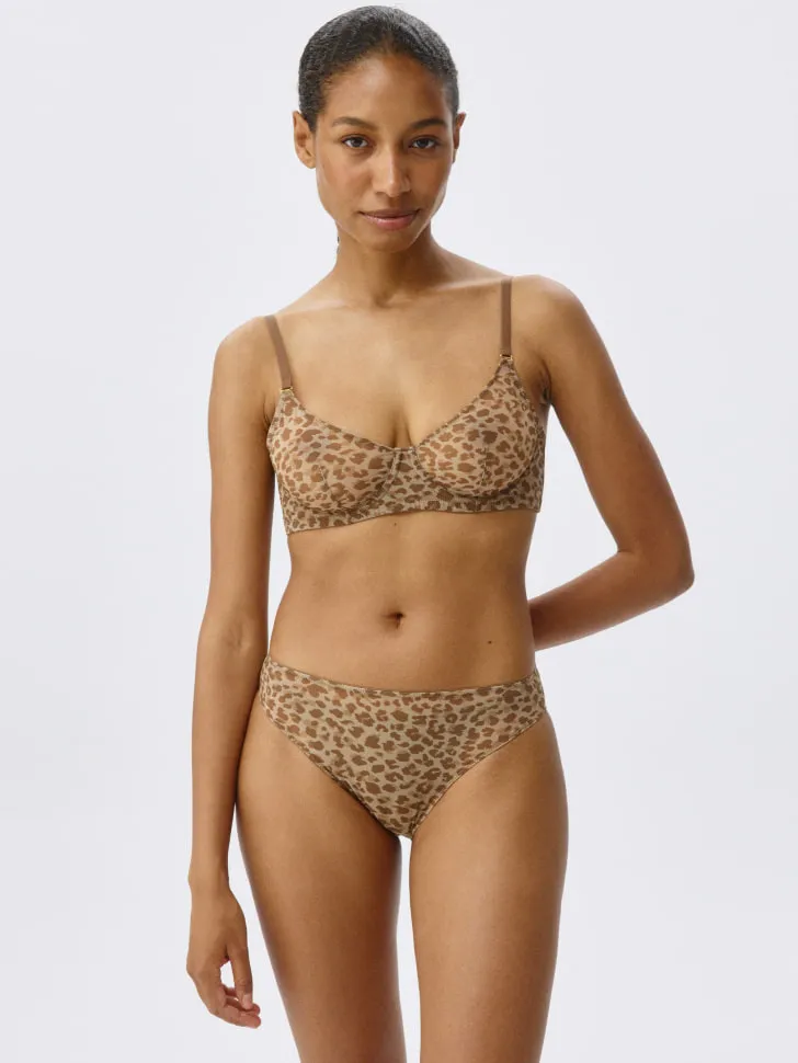 Полупрозрачный бюстгальтер, разноцветный, арт. 6674