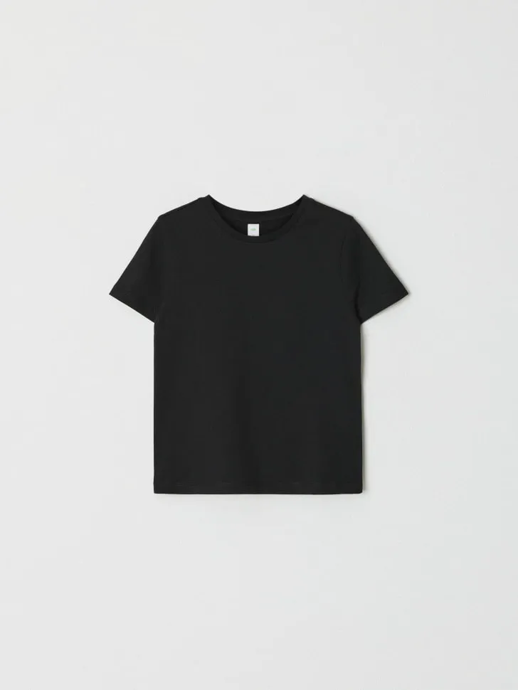 Базовая футболка детская, черный, арт. 6683