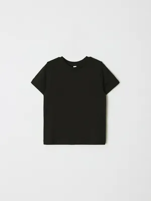 Базовая футболка детская, черный, арт. 6689