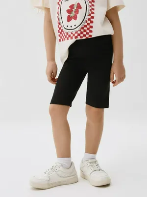 Набор базовых велосипедок для девочек, 2 шт., черный, арт. 6694