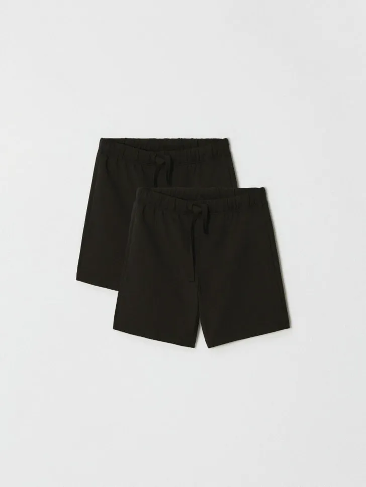 Базовые шорты для мальчиков, 2 шт., черный, арт. 6696