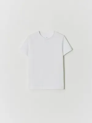 Базовая детская футболка, белый, арт. 6698