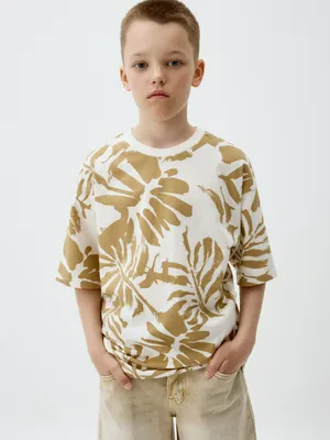 Футболка оверсайз с принтом детская, арт. 6714