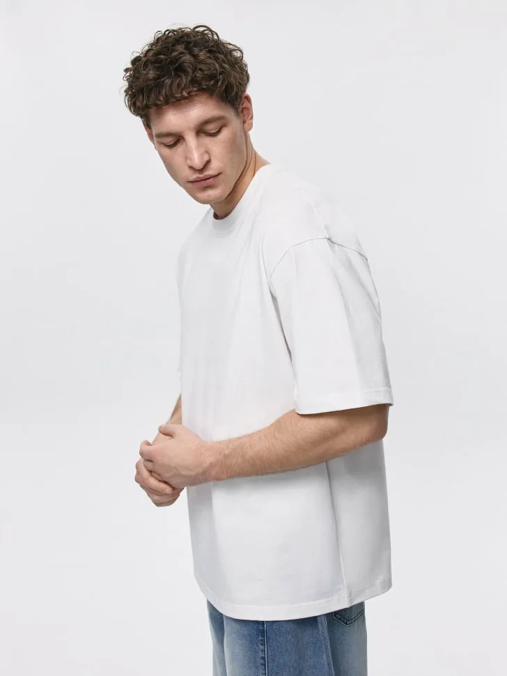 Базовая футболка MAX OVERSIZE FIT, белый, арт. 6733