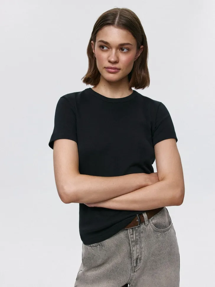 Футболка KIRA SLIM FIT, черный, арт. 6741