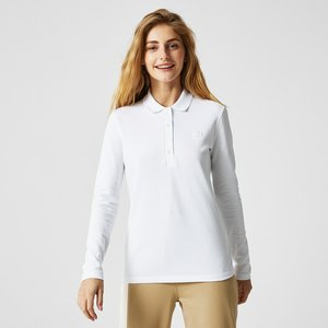 Женская приталенная рубашка-поло Lacoste Slim Fit