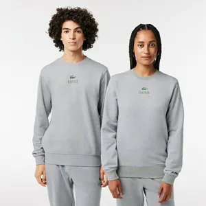 Хлопковая толстовка Lacoste Unisex, серый, арт. SH1156