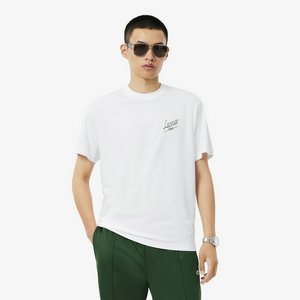 Мужская хлопковая футболка Lacoste Classic Fit