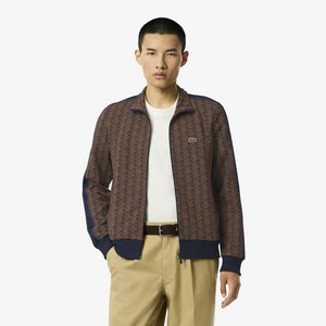 Мужская жаккардовая толстовка Lacoste PARIS с монограммой