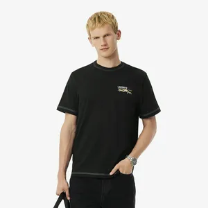 Мужская футболка Lacoste Classic Fit из органического хлопка, черный, арт. TH5825