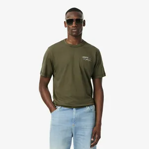 Мужская футболка Lacoste Classic Fit из органического хлопка, хаки, арт. TH5825