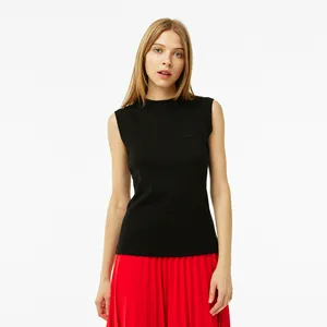 Женская футболка Lacoste Slim Fit, черный, арт. TF0312